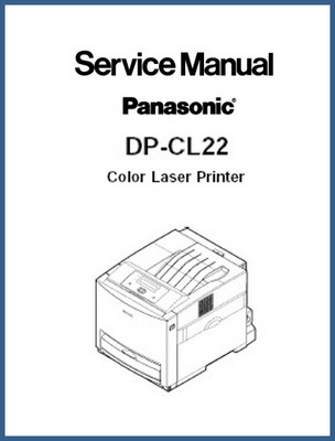 Product picture Panasonic DP-CL22 Color Laser Printer Service Manual