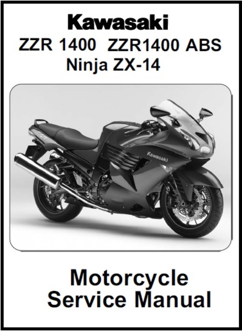 Product picture Kawasaki ZZR 1400 - ZZR1400 ABS - Ninja ZX-14 Service Manual