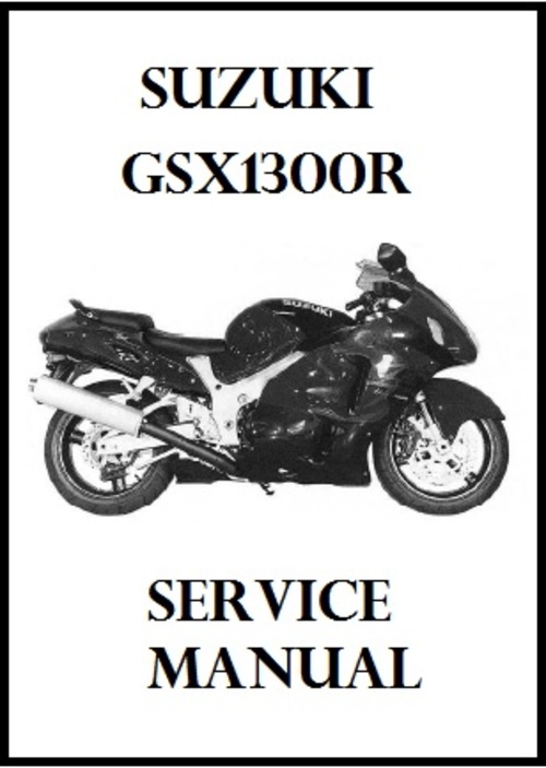 Product picture Suzuki Hayabusa GSX 1300R Motorcycle Service Manual