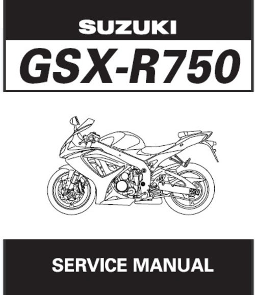 Product picture Suzuki GSX-R750 2006 Motorcycle Service Manual