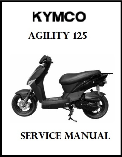 Product picture Kymco Agility 125 Scooter Service Repair Manual